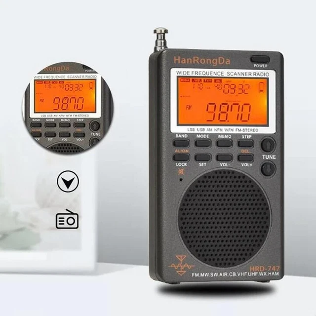 Radio Portable Siemens RK 747 – FM/MW/SW1-7 World Time – Fonctionne