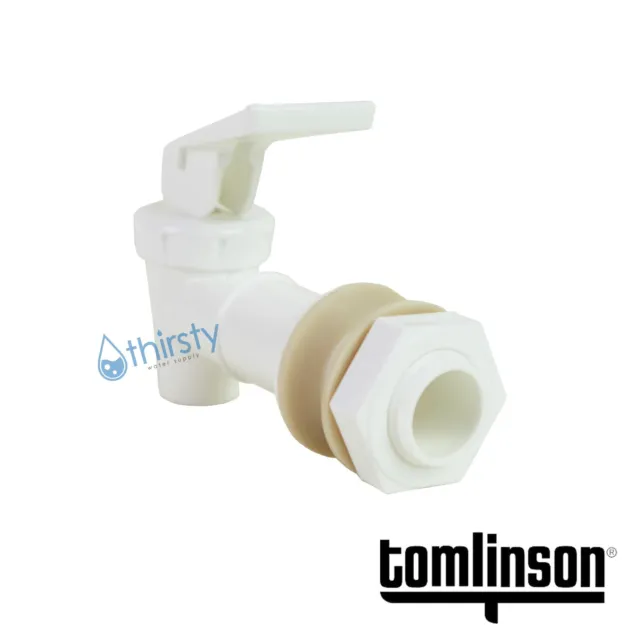 Tomlinson Spigot Water Crock Replacement Spigot Faucet Dispenser Valve WHITE USA 3