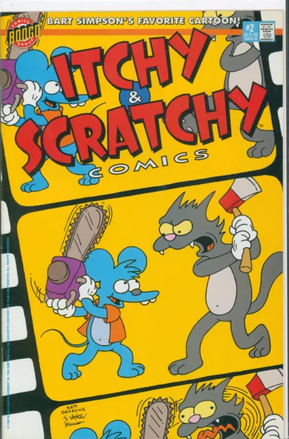 Itchy & Scratchy #2 Bongo Comics 1994 VF Simpsons