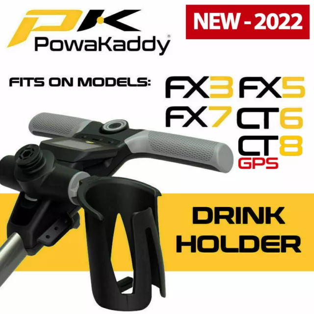 PowaKaddy Electric Golf Trolley FX/CT Model Drinks/Bottle Holder