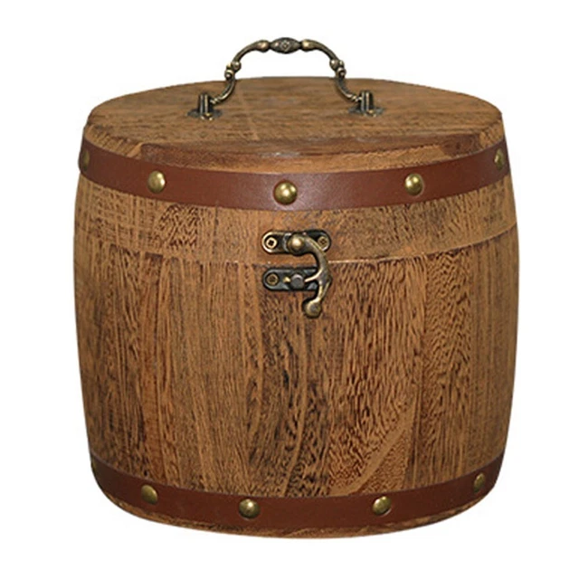 Mini IN Legno Tè Foglia Barile Tè Dadi Riso Zucchero Anti- Sporco 1pc Qualità
