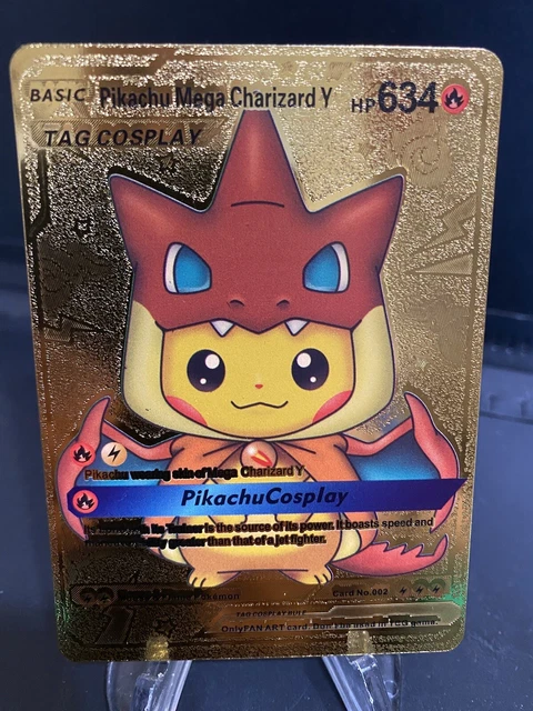 English Pokemon Gold Card Pack Vmax, GX, EX, DX Box Charizard, Pikachu