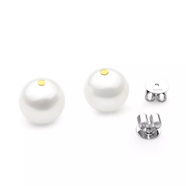 Pacific Pearls® 10mm Freshwater White Pearl Earrings Graduation gifts for Sister