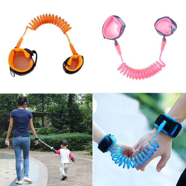US Anti-Loss Strap Wrist Link Hand Harness Leash band Safety Toddlers Child Kid
