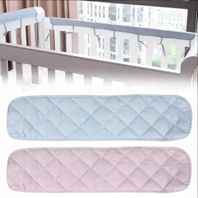 1Pc Baby Cot Rail Cover Crib Teething Pad Guard Padded Soft Bumper Protector New
