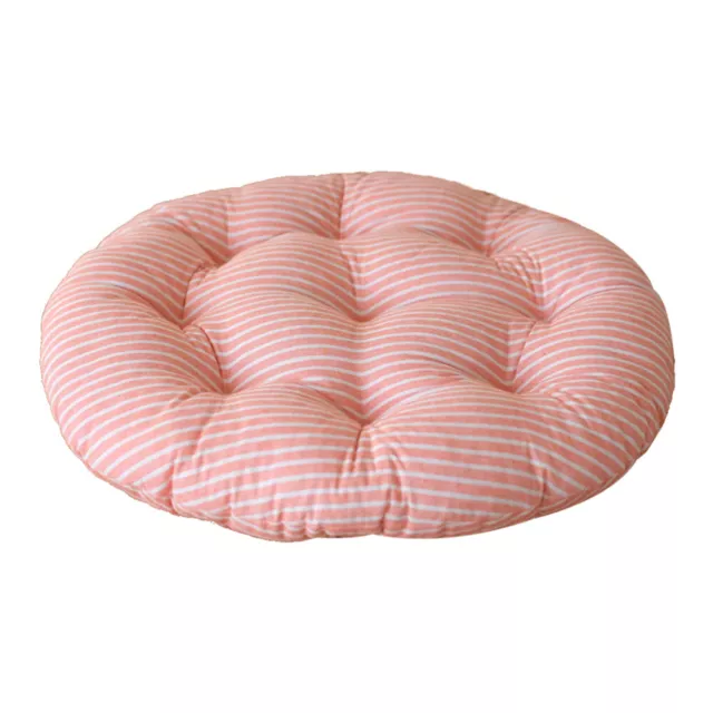 Round Cushion Striped Pillow Window Pad Round Floor Relaxation Sitiing