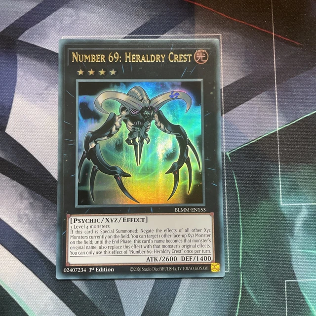 LTGY-EN092 NUMBER 69: Heraldry Crest Rare Unlimited Edition NM Yugioh Card  10.50 - PicClick UK