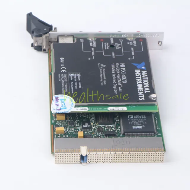 ONE National Instruments NI PXI-4070 Digital Multimeter Card 6-1/2 DMM Used 3