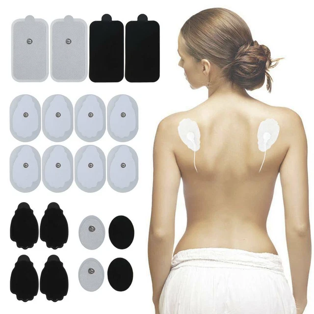 20X Electrode Pads Reusable Replacement For Tens Machine Gel Massager Therapy●