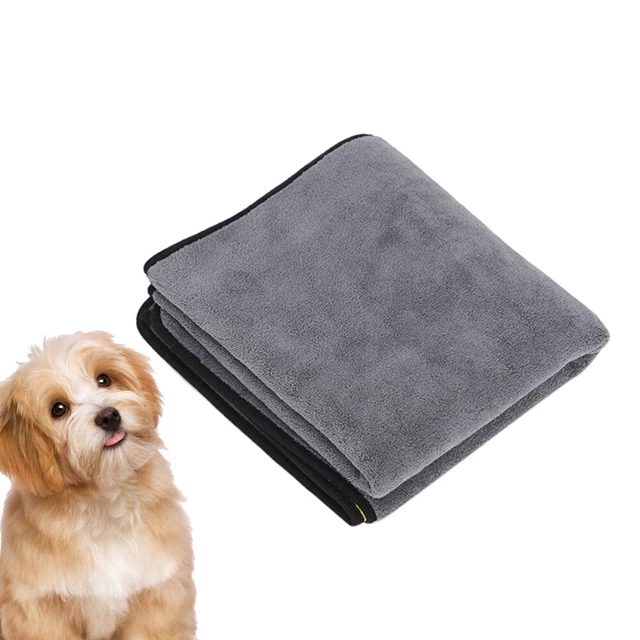 Toallas de baño de secado rápido absorbentes de agua para mascotas perros necesidades diarias