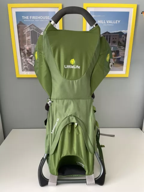 LittleLife Adventurer S2 Baby/ Child Backpack Carrier Green + Accessories