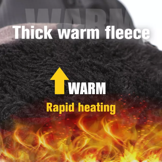 Winter Men Outdoor Cold-proof Ski Gloves Windproof Waterproof Keep Warm Gloves