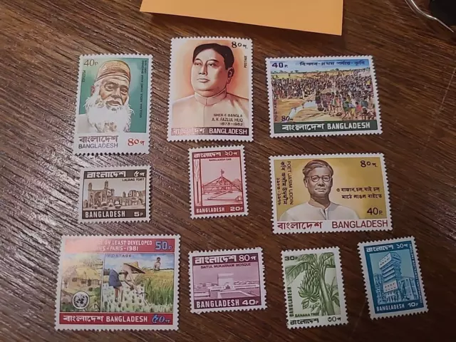 APC 1727 Bangladesh MNH in sc# range 158 - 201 with $8.70 scv