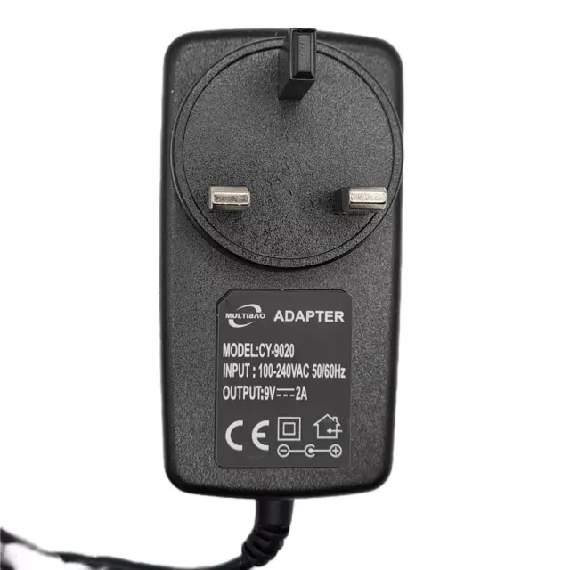 9V 2A AC/DC Power Supply Adapter Transformer Converter Charger LED Strip UK Plug 2