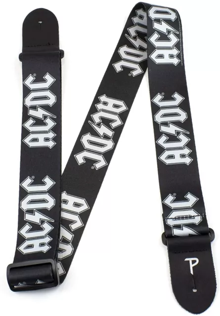 Perri's Leathers Ltd.- Guitar Strap ACDC AC/DC Official Licensing Adjustable NEW