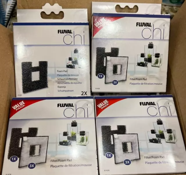Fluval Chi Filter Foam Pad Combo Pack Lot of 11 plus 1 Foam Pad