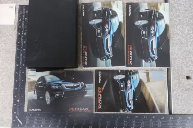 Acura RDX Owner's Manual 2012 Navigation Book Set 10 Free Shipping OM705