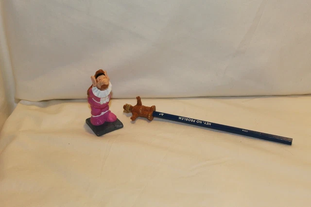 Vintage ALF the Alien Mini Figure & PVC Pencil Lot