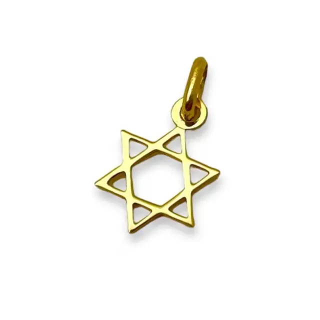 Support Israel with this Star of David Pendant 14k Gold Handmade Jewish Jewelry