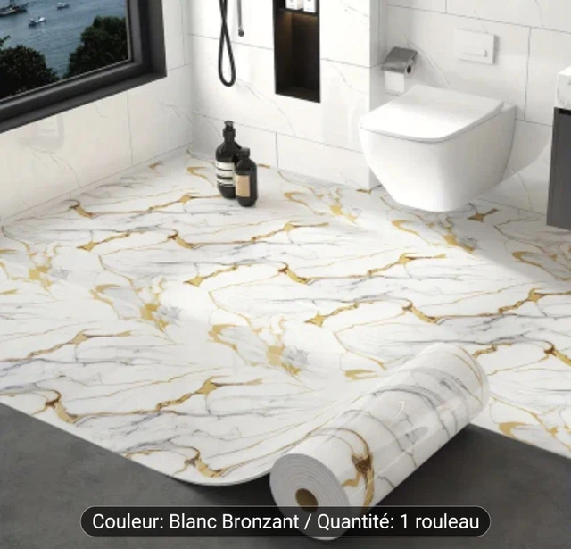 2 Rouleaux Adhésif PVC Effet Marbre/granit - 300 X 60 Cm - Autocollant Pour Mur, Meuble - Neuf, Plusieurs Modèles