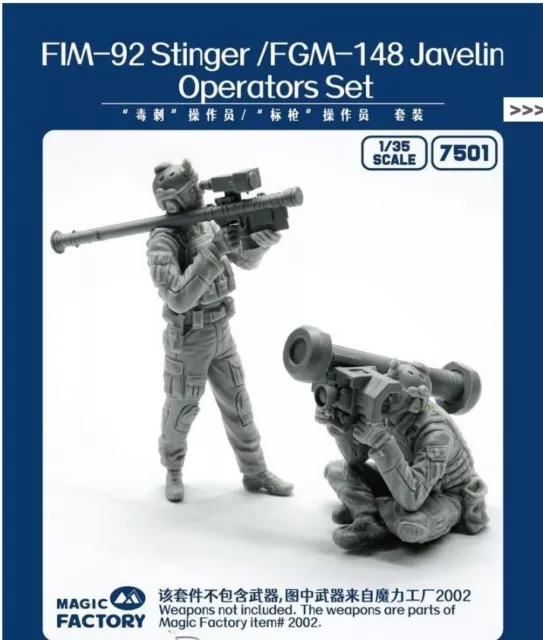 Stinger/Javelin Operators 1/35 Scale (Magic Factory)