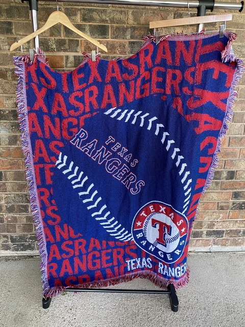 Texas Rangers Knit Throw Blanket