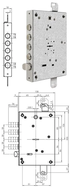 Cassaforte Da Mobile Rottner Jupiter 1 – Serratura A Doppia Mappa, Grigio Antracite, Dimensioni 23x17x17 Cm, Kit Di Fissaggio Incluso