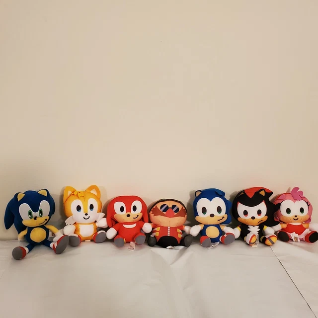 Figurines Douces Sonic Shadow Lot De 6 Peluches SEGA Sonic Hedgehog ...