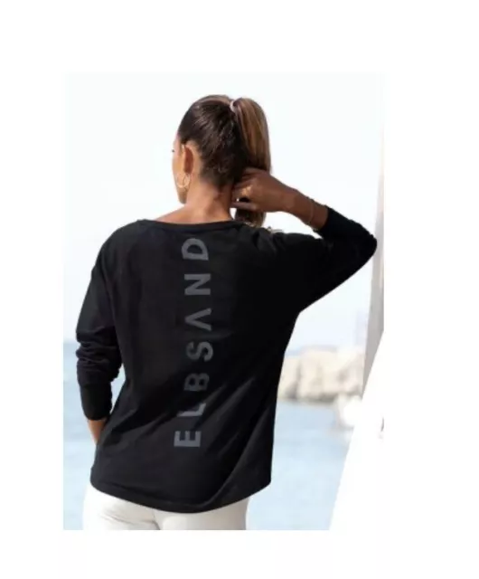 Elbsand  Longsleeve »Tinnia« mit Logodruck auf Rücken XL Neu ohne Etikett