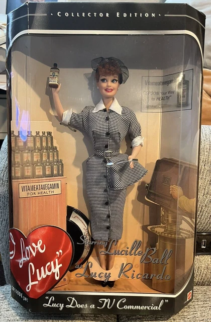 I LOVE LUCY EPISODE 30 "Lucy Does A TV Commercial" 1997 Collectable Barbie I LOVE LUCY EPISODE 30 "Lucy Does A TV Commercial" 1997 Collectable Barbie