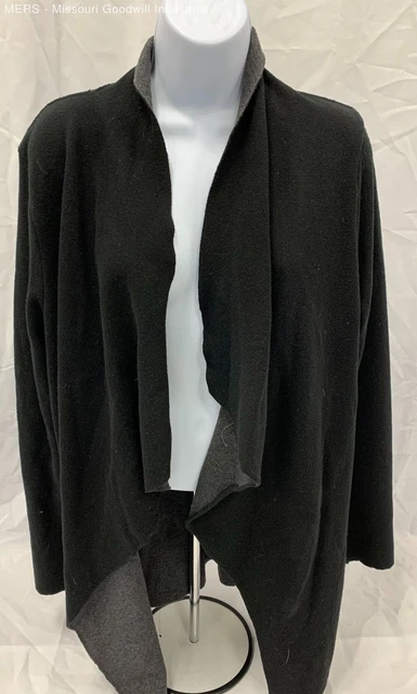 Majestic Paris Black & Gray Cardigan - Size 4