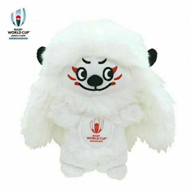 RWC 2019 KABUKI RenG Poupée Peluche S Blanc 20 CM Rugby World Cup EUR