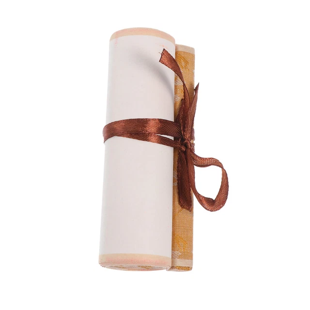 2 Pezzi Chinese Scroll Calligraphy 95x32 cm, Rotoli di Carta Vuota da Appendere, Rotolo di Carta Calligrafia Cinese, Scroll Rice Paper Xuan Carta, per Scrivere, Disegnare, Calligrafia (Bianco
