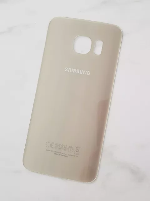 Original Samsung Galaxy S6 EDGE SM-G925F Akkudeckel Deckel Backcover Gold A