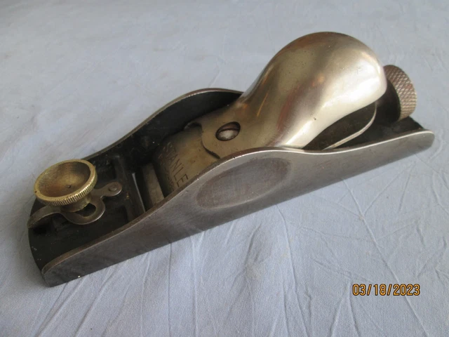 Vintage Stanley No. 65 Low Angle Knuckle Block Plane Nice No Reserve