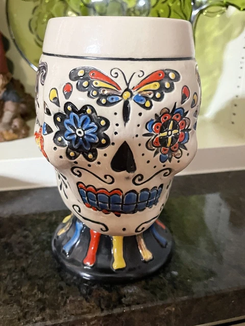 dia de los Muertos skull mug from Walt Disney World 2016
