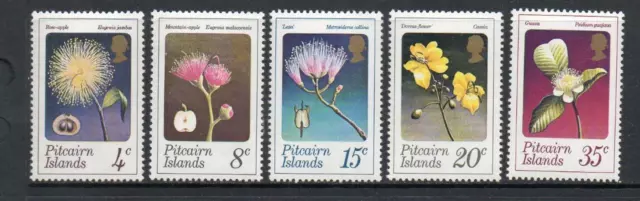 Pitcairn Islands Mnh 1973 Sg126-130 Flowers