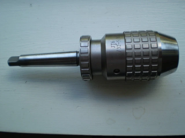 South Bend Sb1376 Precision Keyless Drill Chuck 1/32"-5/8" Arbor & Wrench Used