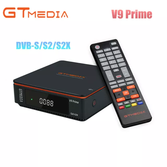 GTMEDIA V9 Prime Super DVB-S2/S2X Receiver Support H.265, PowerVu Built-in WiFi