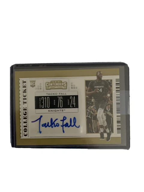 2019 Panini Contenders Draft Picks Tacko Fall Rookie Autograph!! 🔥🔥