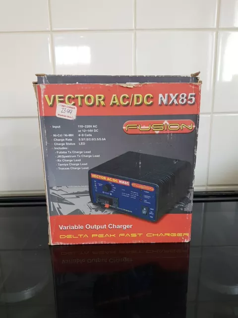 Fusion Vector AC/DC NX85 Delta Peak Fast Charger R/c Tamiya Kyosho Hpi Ect