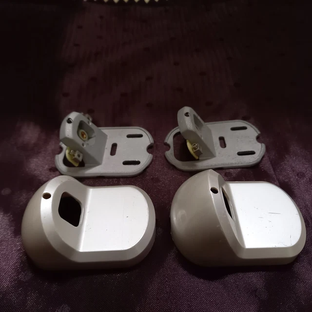 PAIR BOWERS & Wilkins B&W M1 mk1 speaker WALL brackets for SILVER or