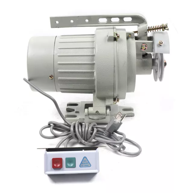 Clutch Motor For Industrial Sewing Machines 110 Volt 2850RPM 250W+ Belt Guard