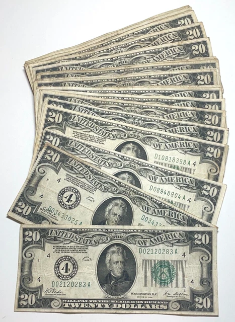 (1) 1928 $20 Twenty Dollar Federal Reserve Note Nice Circulated