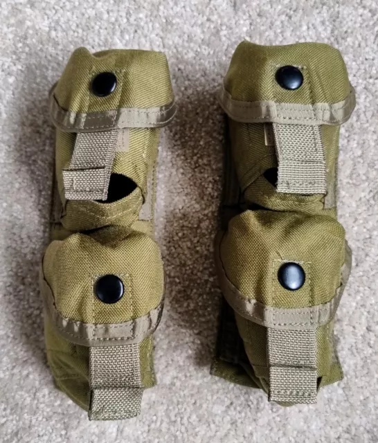 2 X As New Sord Double Grenade Pouches NOT ADA AMCU TBAS VALHALLA MULTICAM