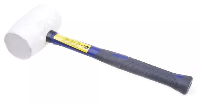 Marteau en Caoutchouc Blanc 32 OZ Maillet Tuile 1100g Fibre de Verre Neuf