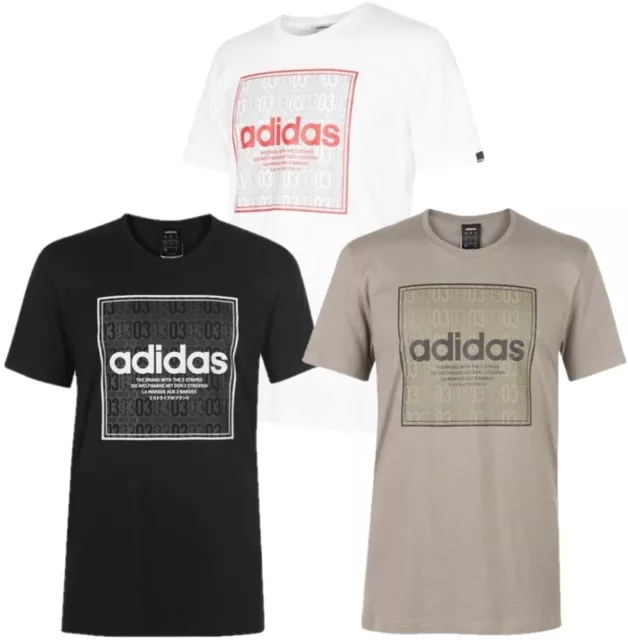 ✅ ADIDAS BOX Herren T-Shirt Logo Freizeit Fitness Sport Training Sommer NEU