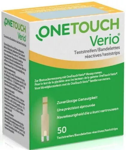 ONE TOUCH Verio Teststreifen 50 St PZN09884584   MHD 05/2024     II.