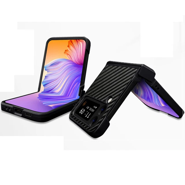 HINGE ARAMID CASE For Samsung Galaxy Z Flip4 Fiber Cover Heavy Duty