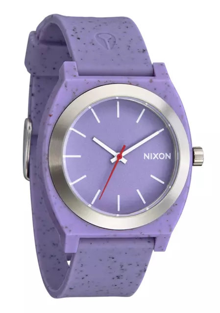 New Nixon Time teller opp lavender speckle Silicone Watch